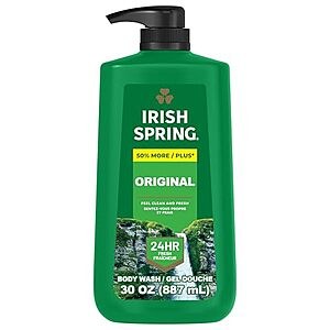 [SnS, AC] $4.64* | 30-Oz Irish Spring Men's Body Wash (Original Clean) at Amazon